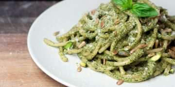 Spaghetti with Avocado Sauce Recipe