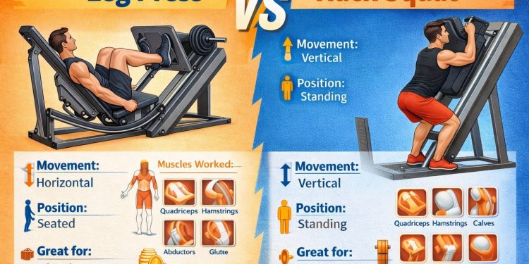 Leg Press vs Hack Squat